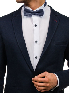 Елегантна мъжка папионка графитена Bolf M001