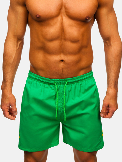 Зелени мъжки бански шорти Bolf QD29