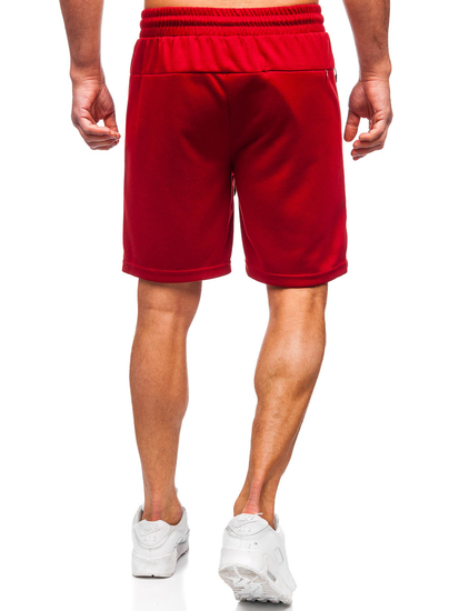 Бордо мъжки анцуг шорти Bolf 17K533