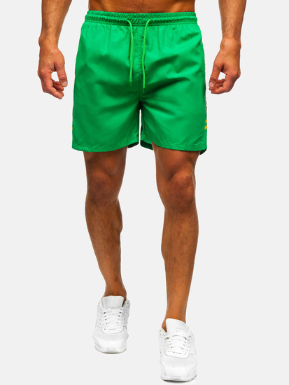 Зелени мъжки бански шорти Bolf QD29