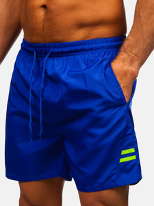 Кобалтови мъжки бански шорти Bolf QD29