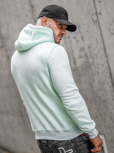 Ментов мъжки суитшърт с качулка с джоб тип кенгуру Bolf 2009A