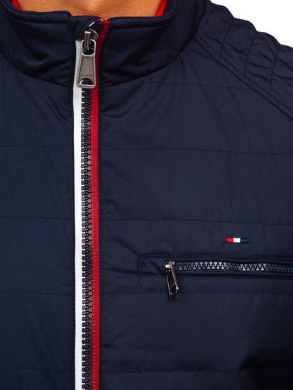 Мъжко преходно яке тъмносиньо Bolf 2060