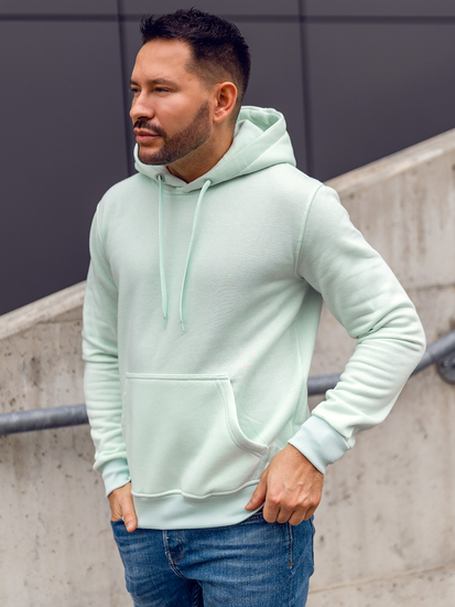 Ментов мъжки суитшърт с качулка с джоб тип кенгуру Bolf 2009A