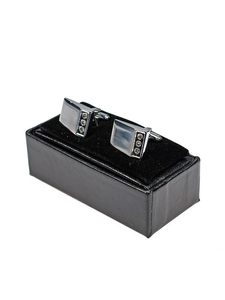 Бутонели, копчета за ръкавели сребрист цвят Bolf S017