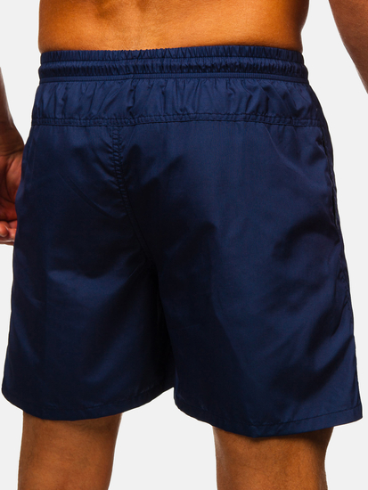 Тъмносини мъжки бански шорти Bolf QD29