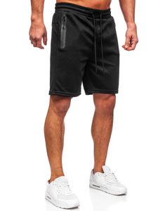 Черен мъжки спортен панталон Bolf 17K533