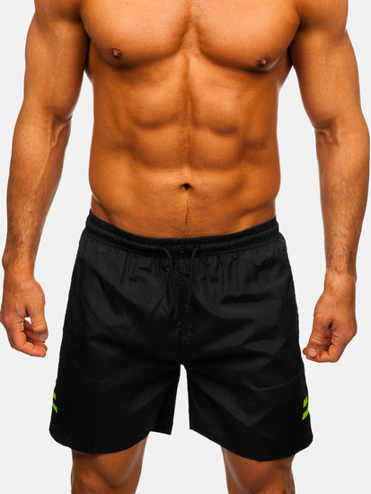 Черни мъжки бански шорти Bolf QD29