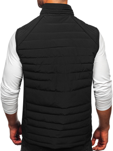 Черен ватиран мъжки елек Bolf 31M5062