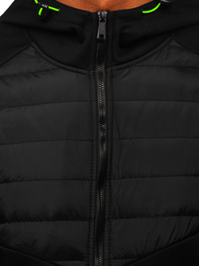 Черно мъжко преходно яке Bolf KS2232