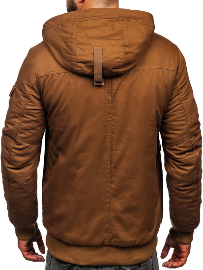 Камел мъжко зимно яке памучно Bolf 1890