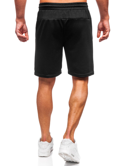 Черен мъжки спортен панталон Bolf 17K533