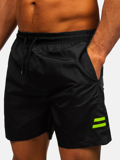 Черни мъжки бански шорти Bolf QD29