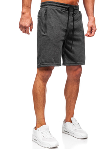 Графитен мъжки анцуг шорти Bolf 17K533